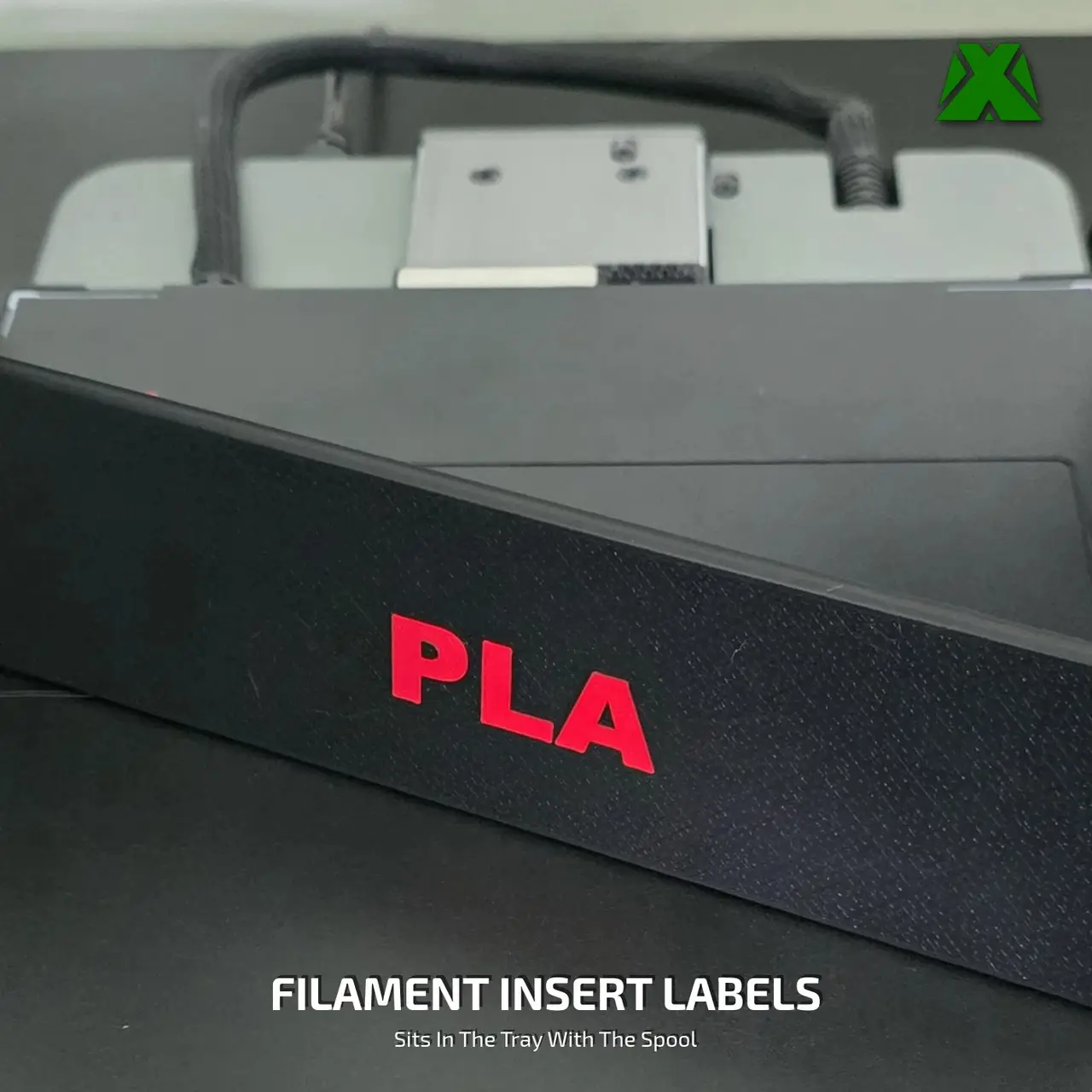 Filament Storage Insert Labels — modelo 3D