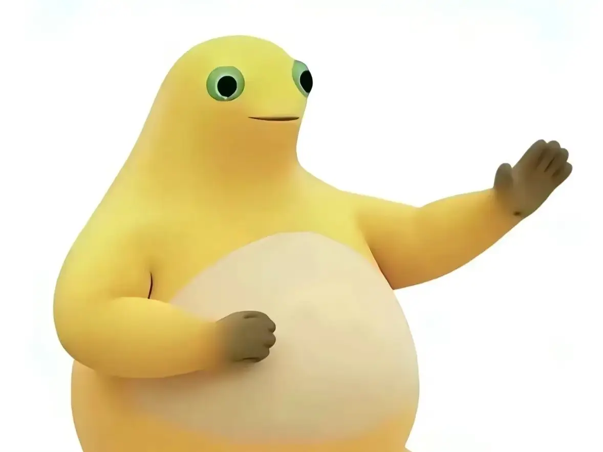 奶龙 奶蛙起手式 — modelo 3D
