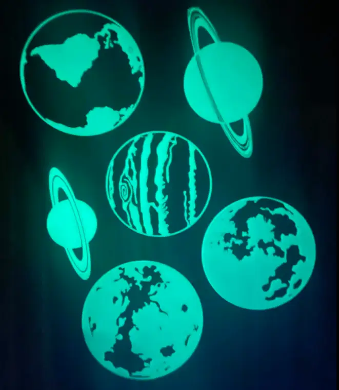 Glow in the dark Planets — modelo 3D