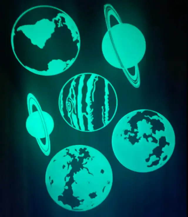 Glow in the dark Planets — modelo 3D
