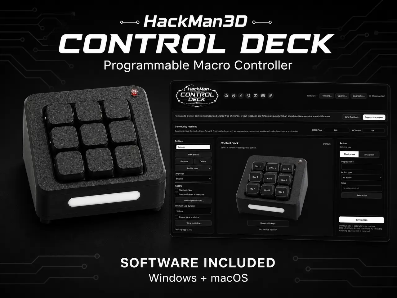 HackMan3D Control Deck-Build Your Own Controller — modelo 3D