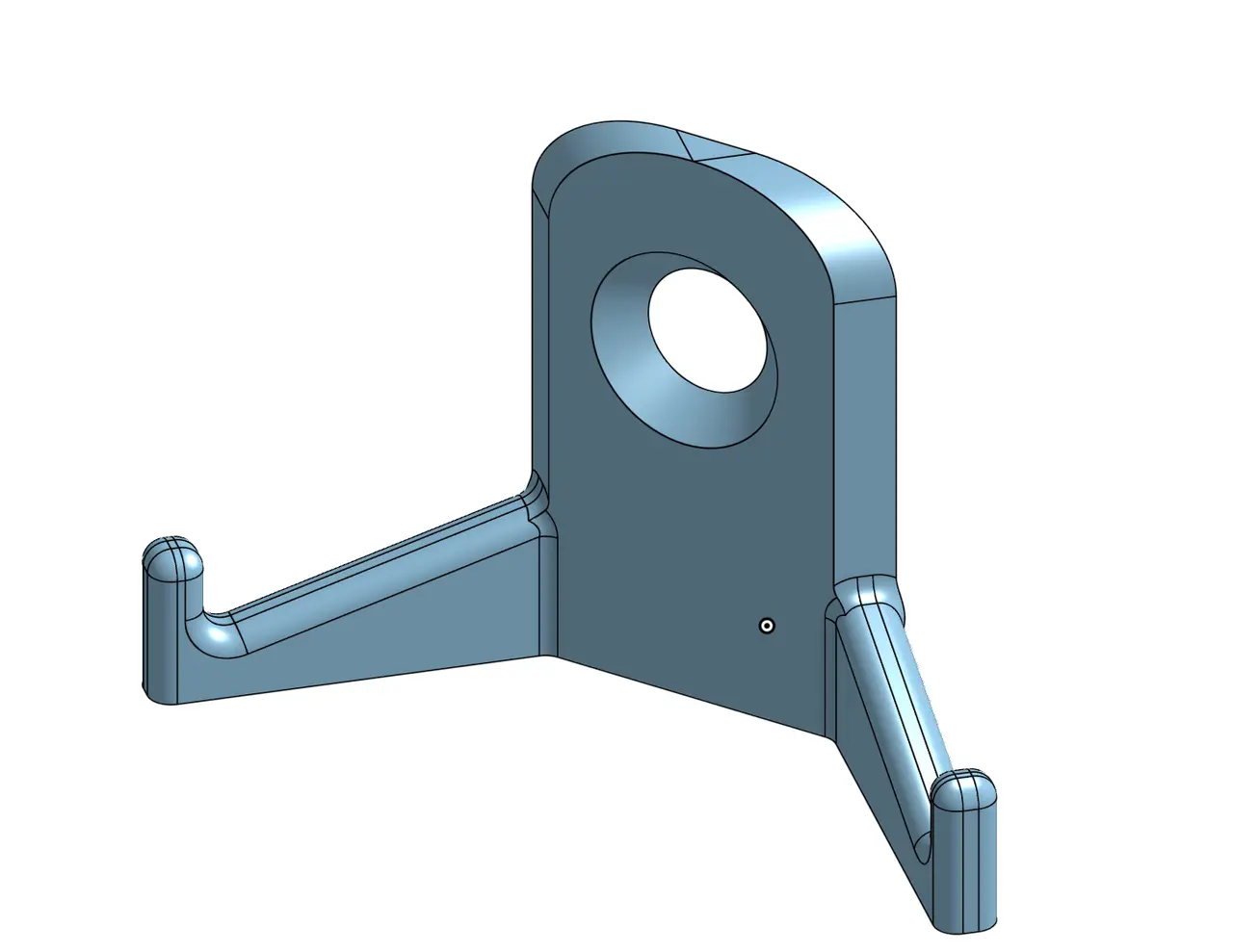 Wall mounted Vinyl Holder — modelo 3D