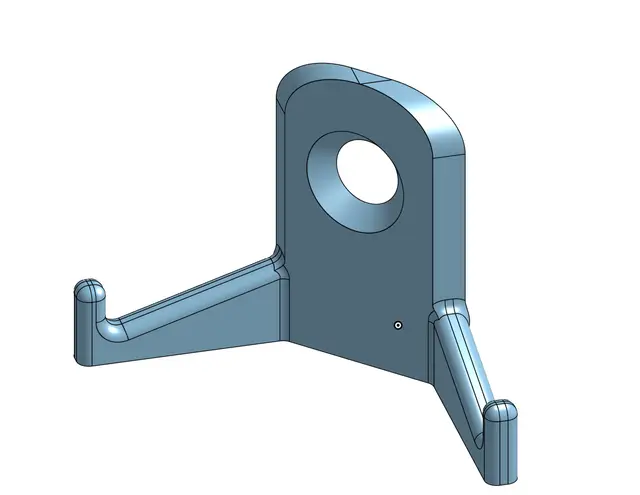 Wall mounted Vinyl Holder — modelo 3D