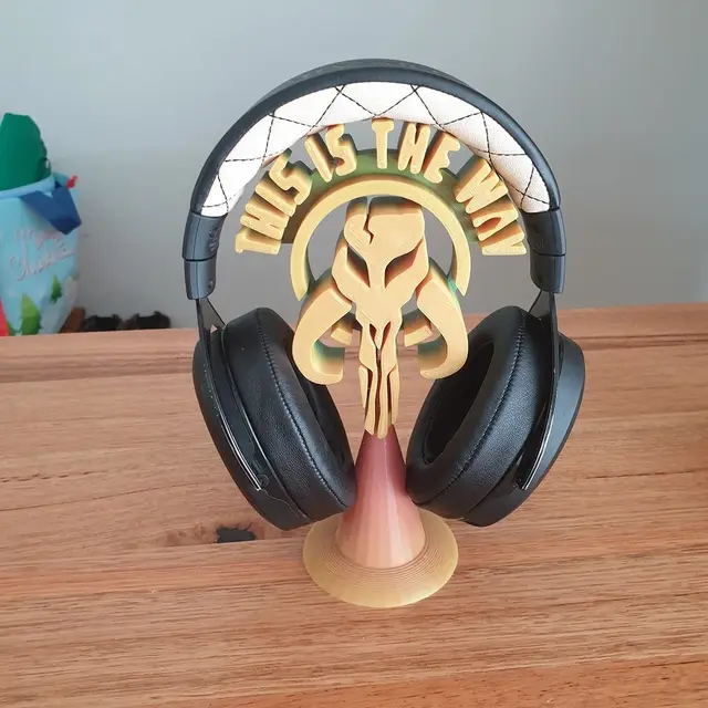 Mandalorian Headphones Stand — modelo 3D
