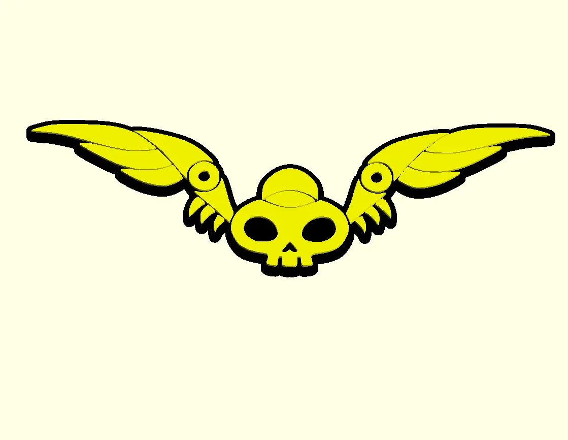 Murder drones Model N cap badge — modelo 3D