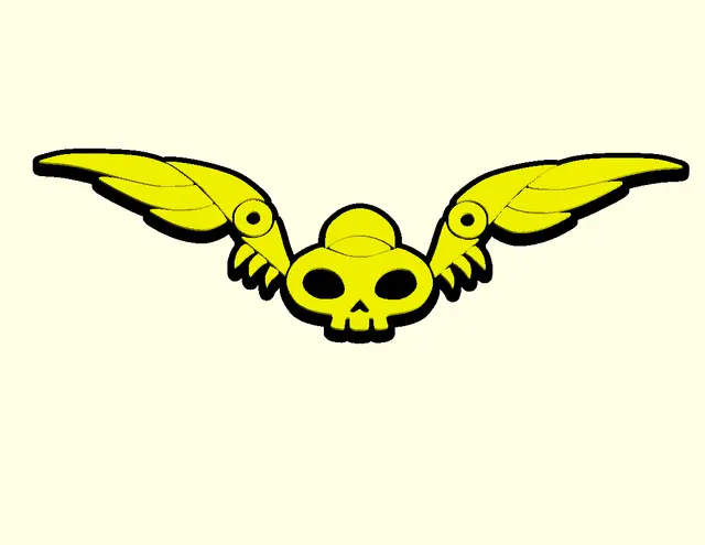 Murder drones Model N cap badge — modelo 3D