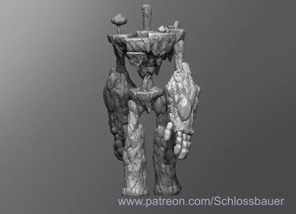 Huge Earth Elemental — modelo 3D