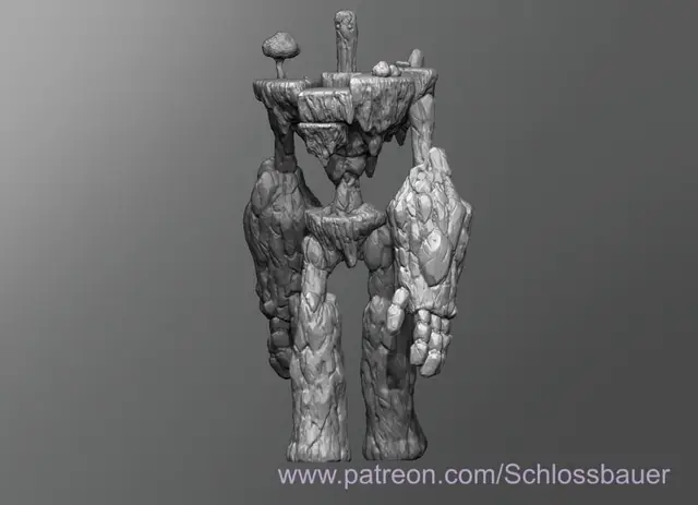 Huge Earth Elemental — modelo 3D