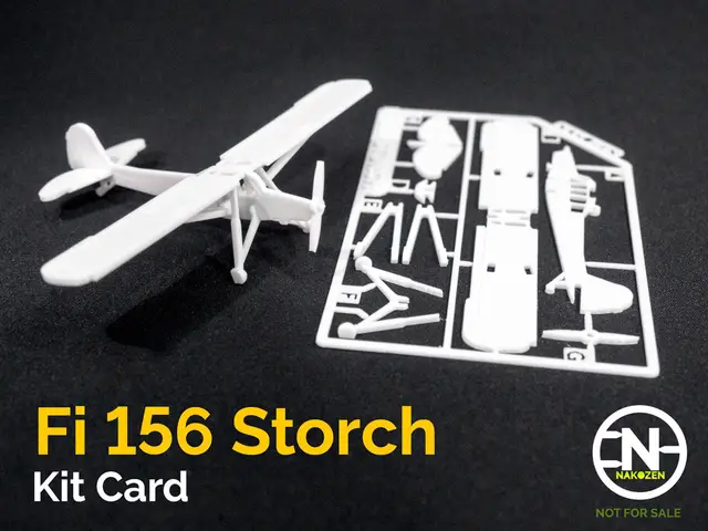 Fi 156 Storch Kit Card — modelo 3D