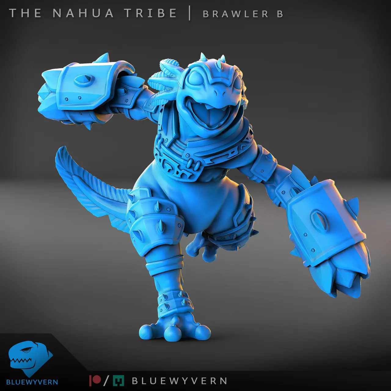 The Nahua Tribe - Brawler B — modelo 3D
