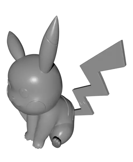 Pikachu (Pokemon) — modelo 3D