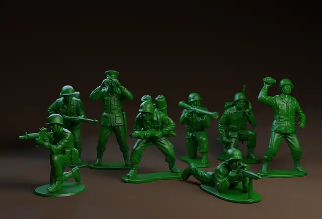 Army Men Collection — modelo 3D