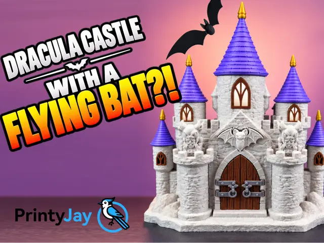 A Flying Bat?! Meet Dracula's Castle! — modelo 3D
