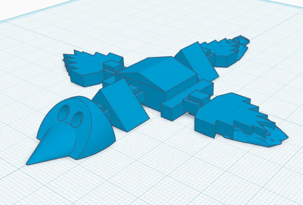 Articulated Bird — modelo 3D