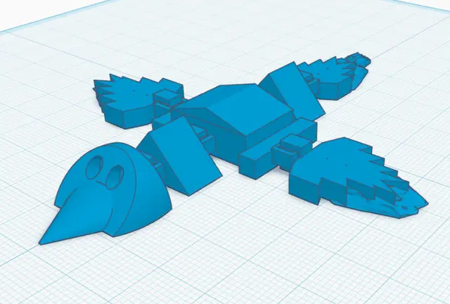Articulated Bird — modelo 3D