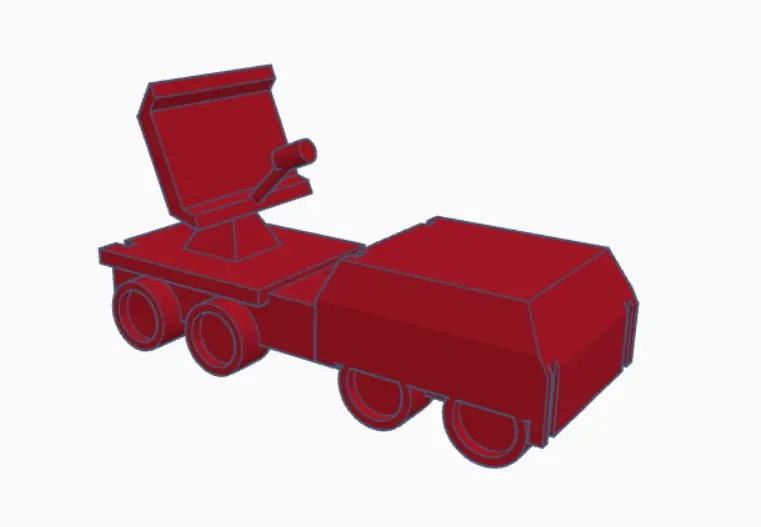 RADAR Truck — modelo 3D