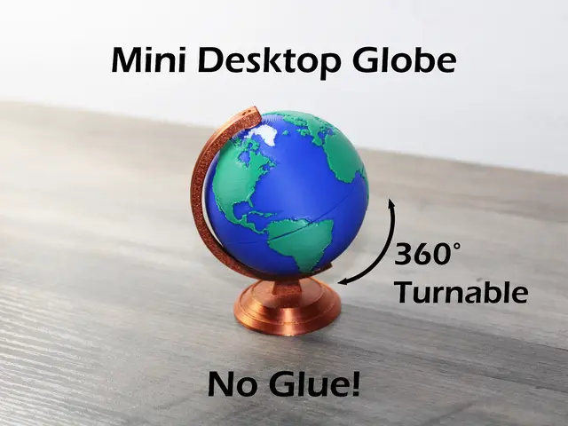 Mini Desktop Earth Globe — modelo 3D