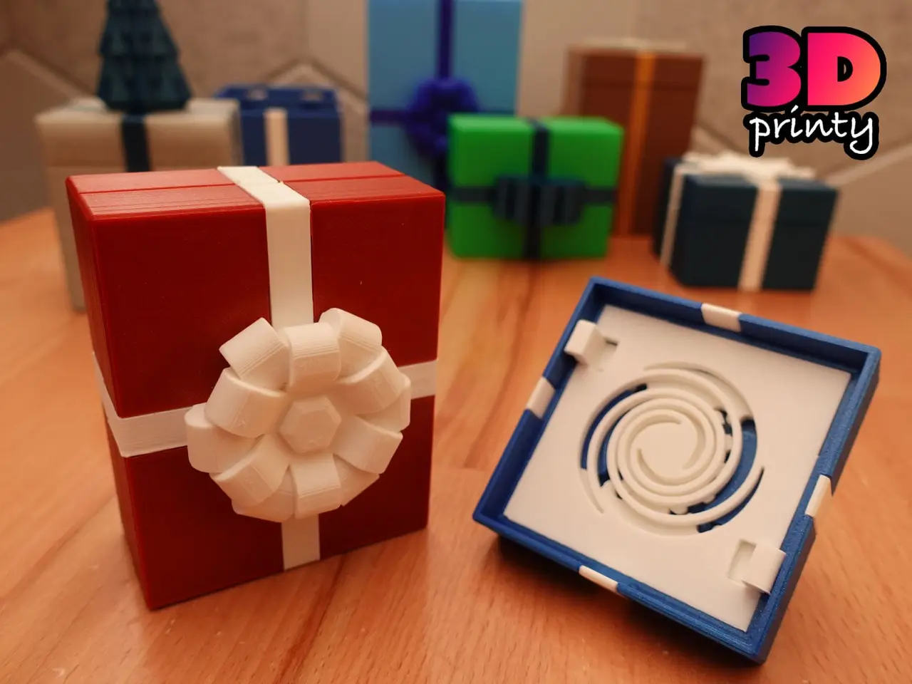Twist Lock Present — modelo 3D