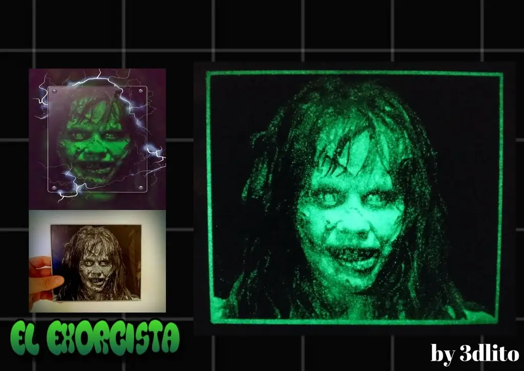 Drawing 3D The Exorcist — modelo 3D