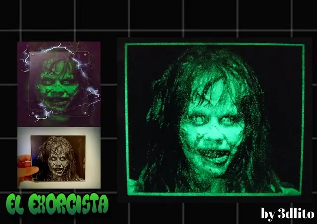 Drawing 3D The Exorcist — modelo 3D