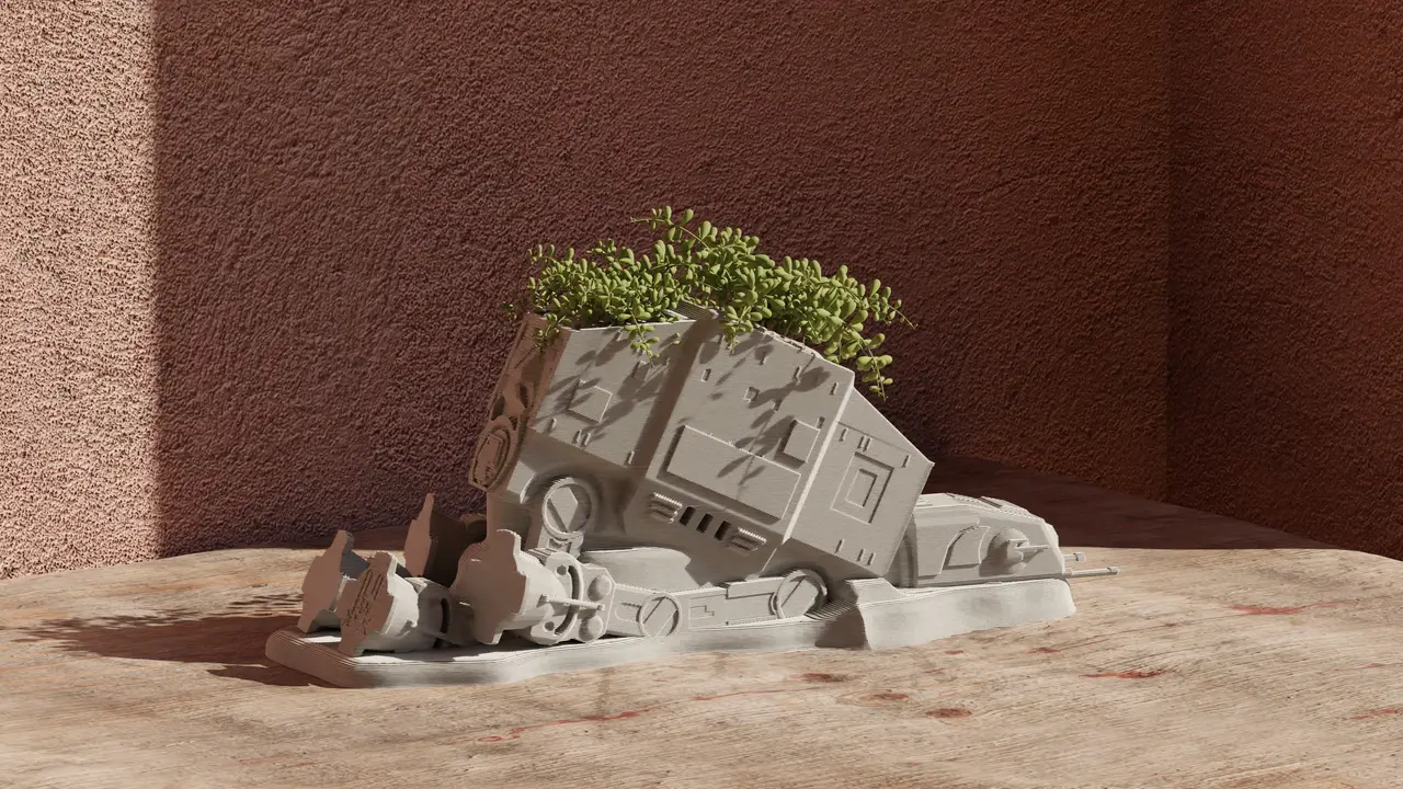 AT-AT - Star Wars Pot Plant — modelo 3D