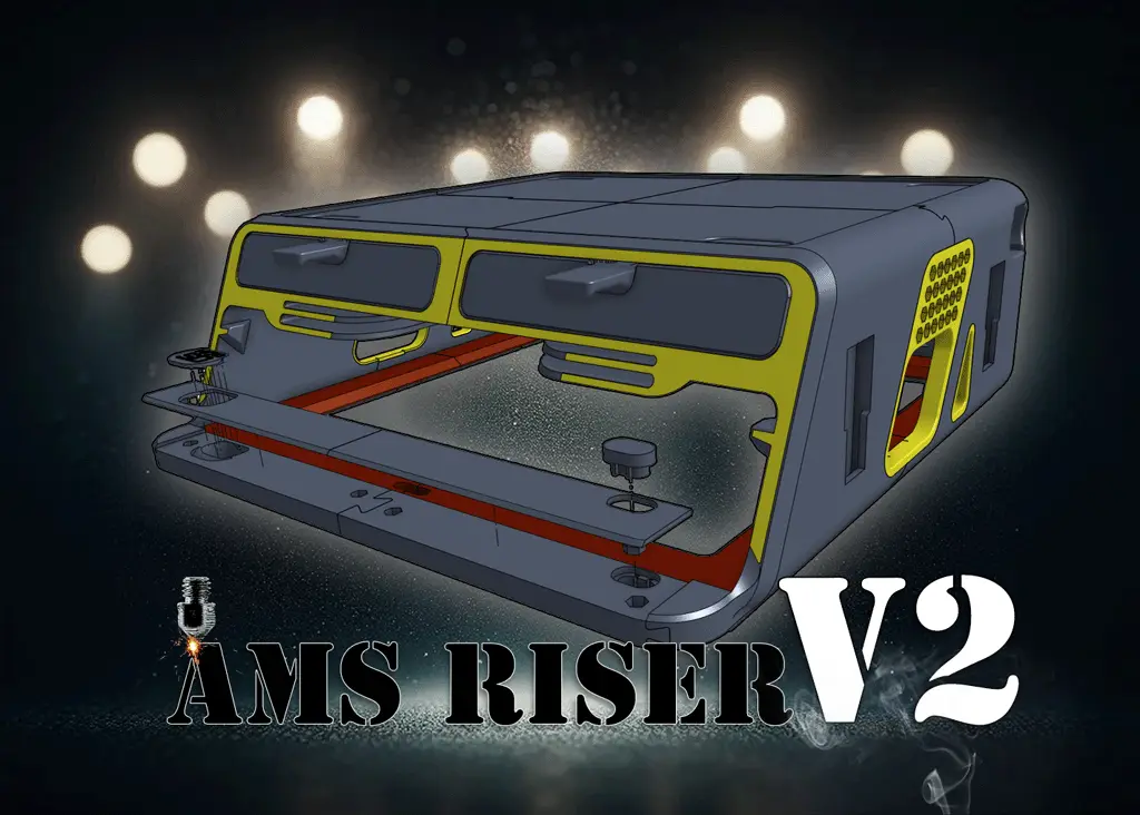 AMS Riser V2 — modelo 3D