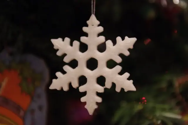 Christmas snowflake decoration — modelo 3D