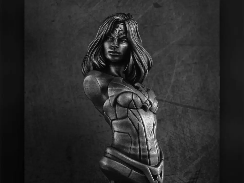 Wonder Woman Bust (STL) — modelo 3D