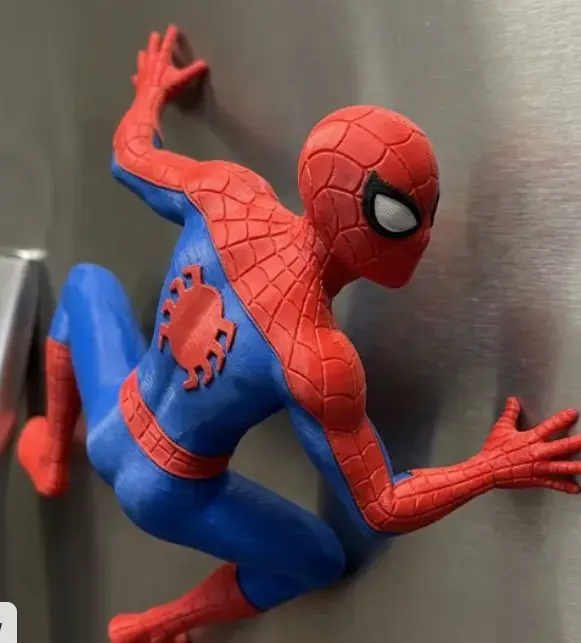 spiderman refrigerator magnet — modelo 3D