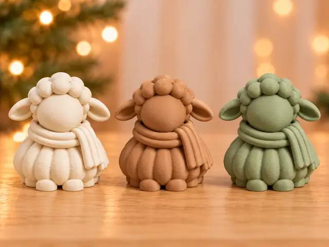 Christmas Sheep — modelo 3D