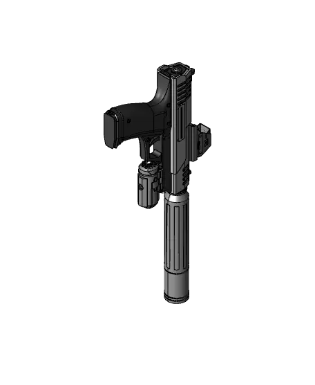 Planetside 2 NS-45 Pilot Prop with Attachments — modelo 3D