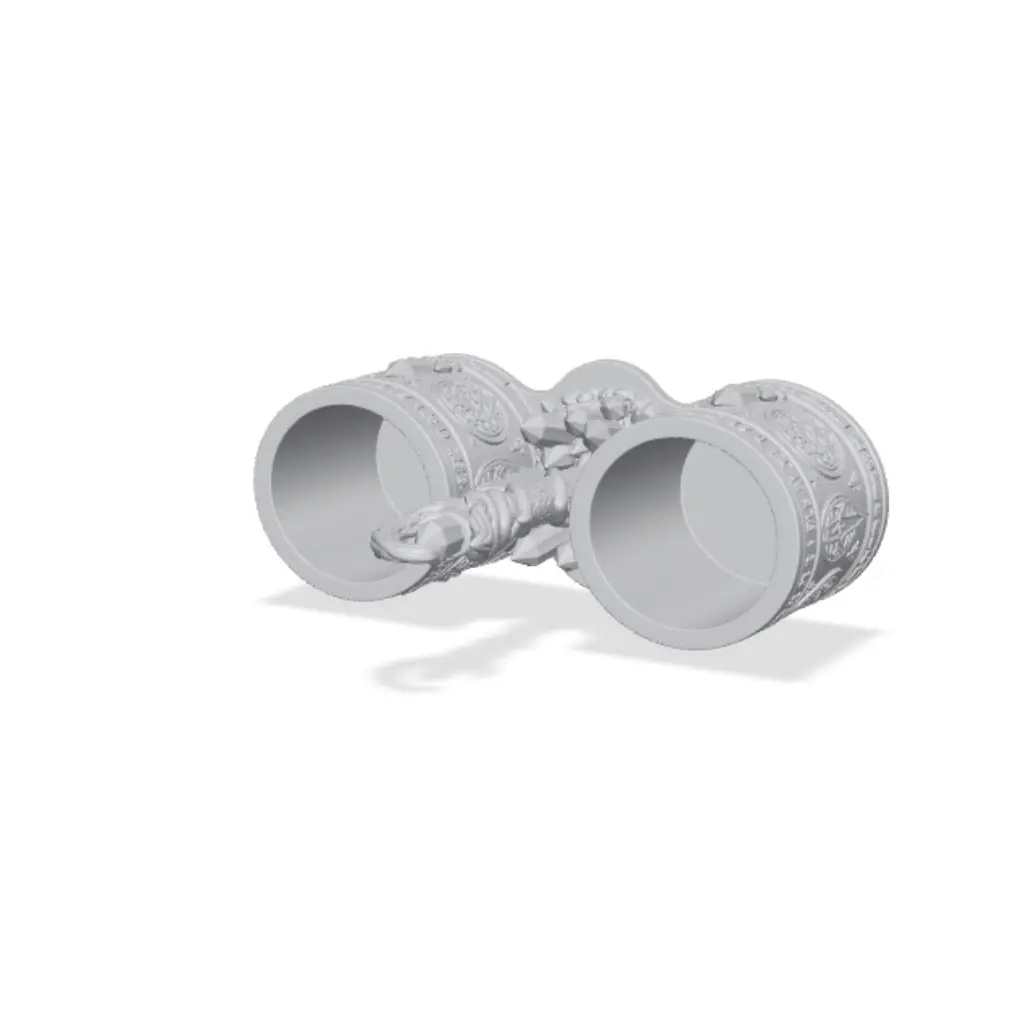 Crystal Magic Double Planter with Moon Staff — modelo 3D