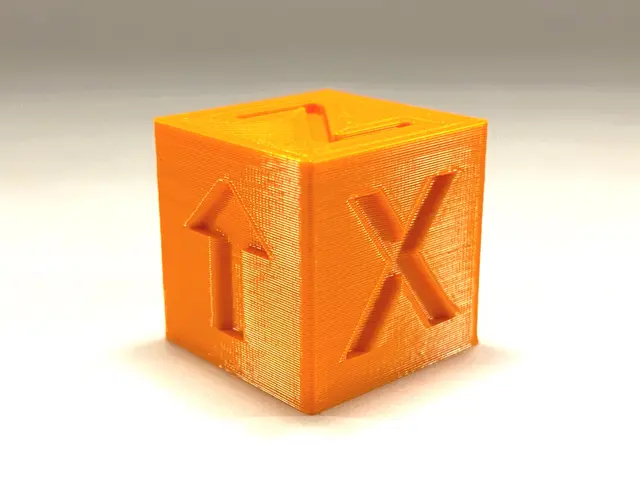 20 mm XYZ Calibration Cube by R3D — modelo 3D