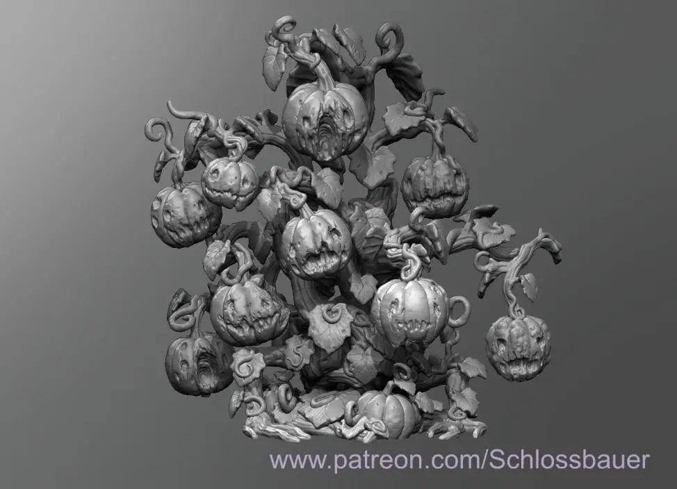 Pumpkin Hydra — modelo 3D