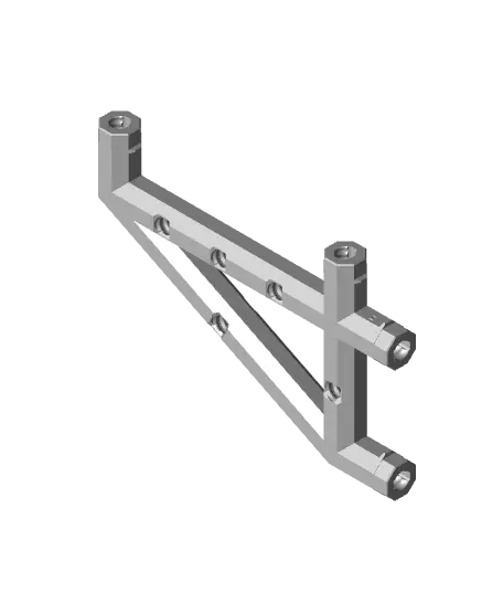 5x3 MU - Low Profile Bolt-Locked Bracket — modelo 3D