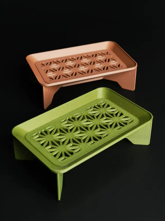 Kumiko Soap Dish – Modular Drip Tray Set — modelo 3D