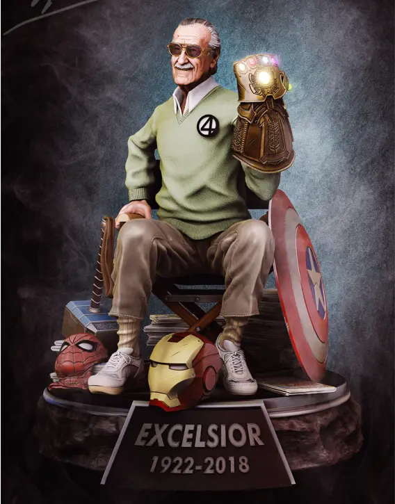 Stan lee — modelo 3D