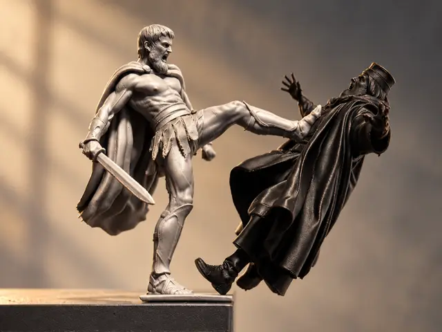 This is Sparta! -King Leonidas Kick Edge Display! — modelo 3D