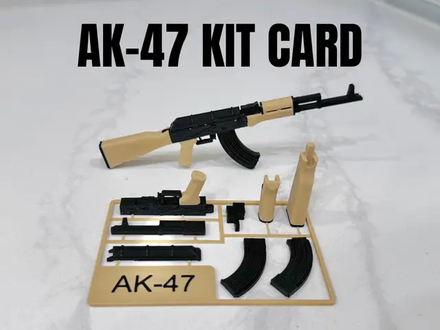 AK-47 Kit Card — modelo 3D