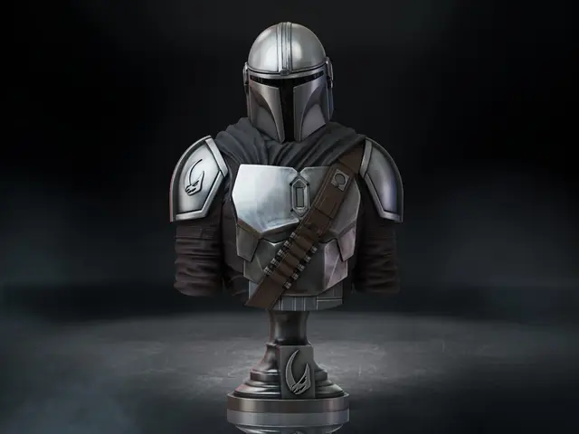 The Mandalorian Bust — modelo 3D