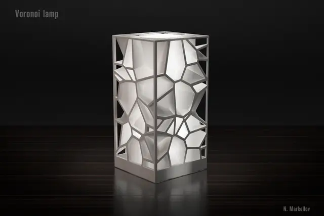 Voronoi lamp (LQ version!!!) — modelo 3D