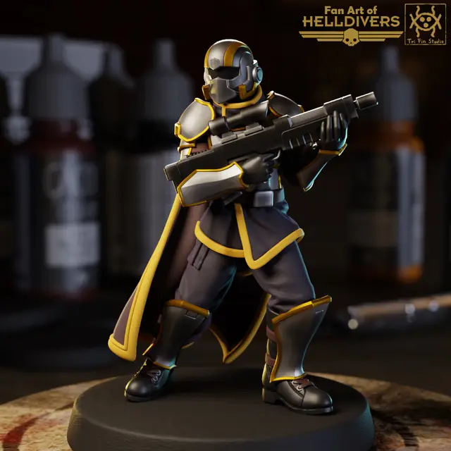 Helldivers - Fanart — modelo 3D