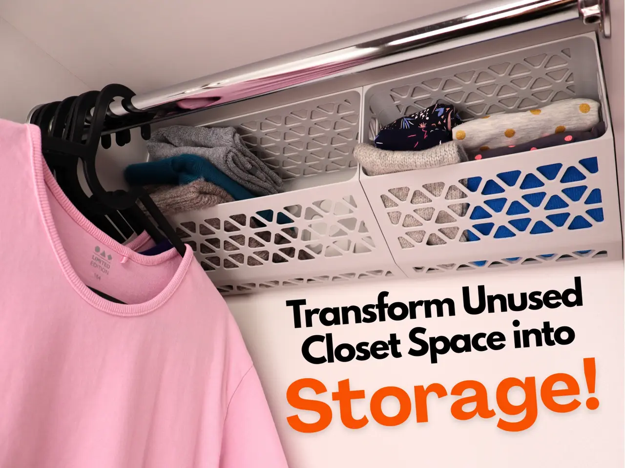 Overhead Closet Storage Shelf (also for IKEA PAX) — modelo 3D