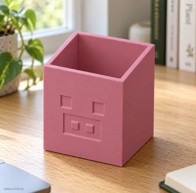 Pot crayons — Cochon — modelo 3D