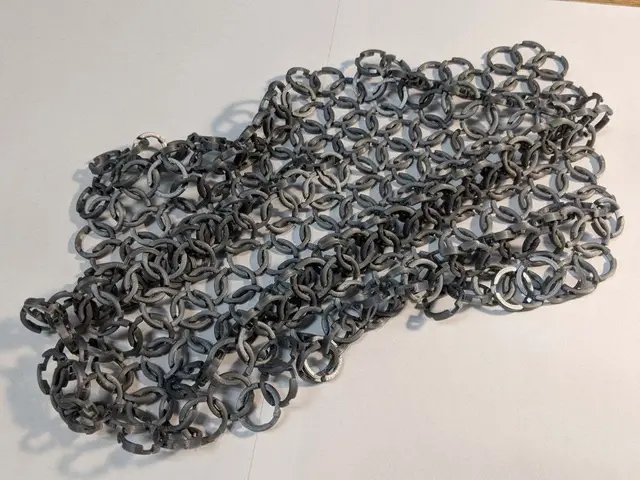 Medieval Style Chainmail Fabric — modelo 3D