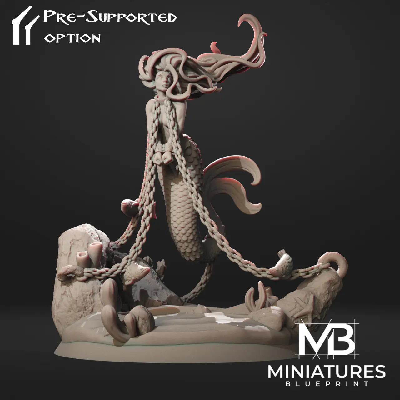 [FREE] Chained Mermaid — modelo 3D