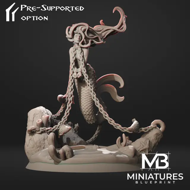 [FREE] Chained Mermaid — modelo 3D