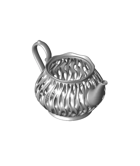 Malfunctioning Teapot and Teacup — modelo 3D