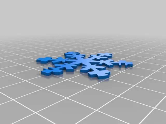 Snowflake Icosahedron Ornament — modelo 3D