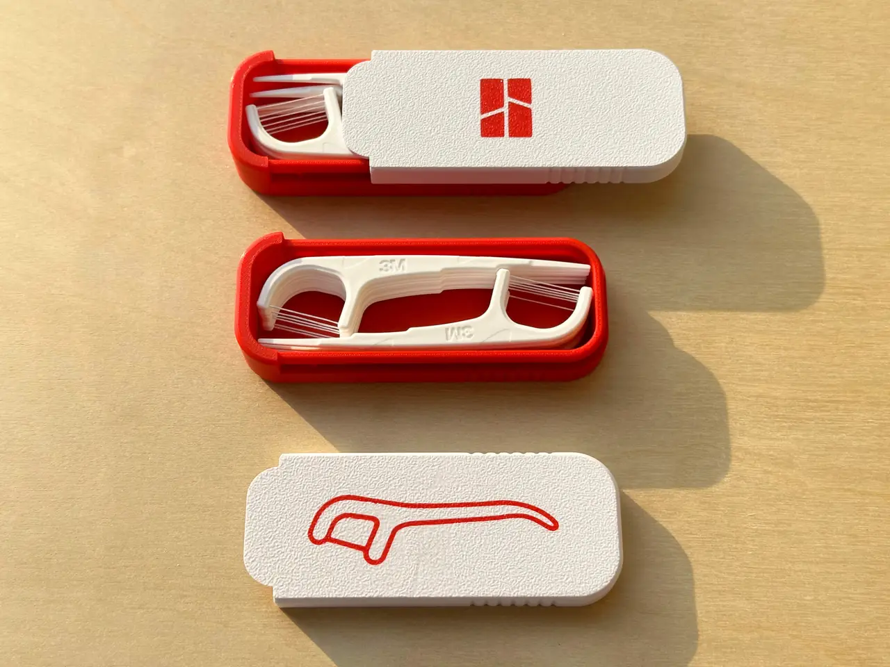 Slide Floss Case / Small Parts Box — modelo 3D